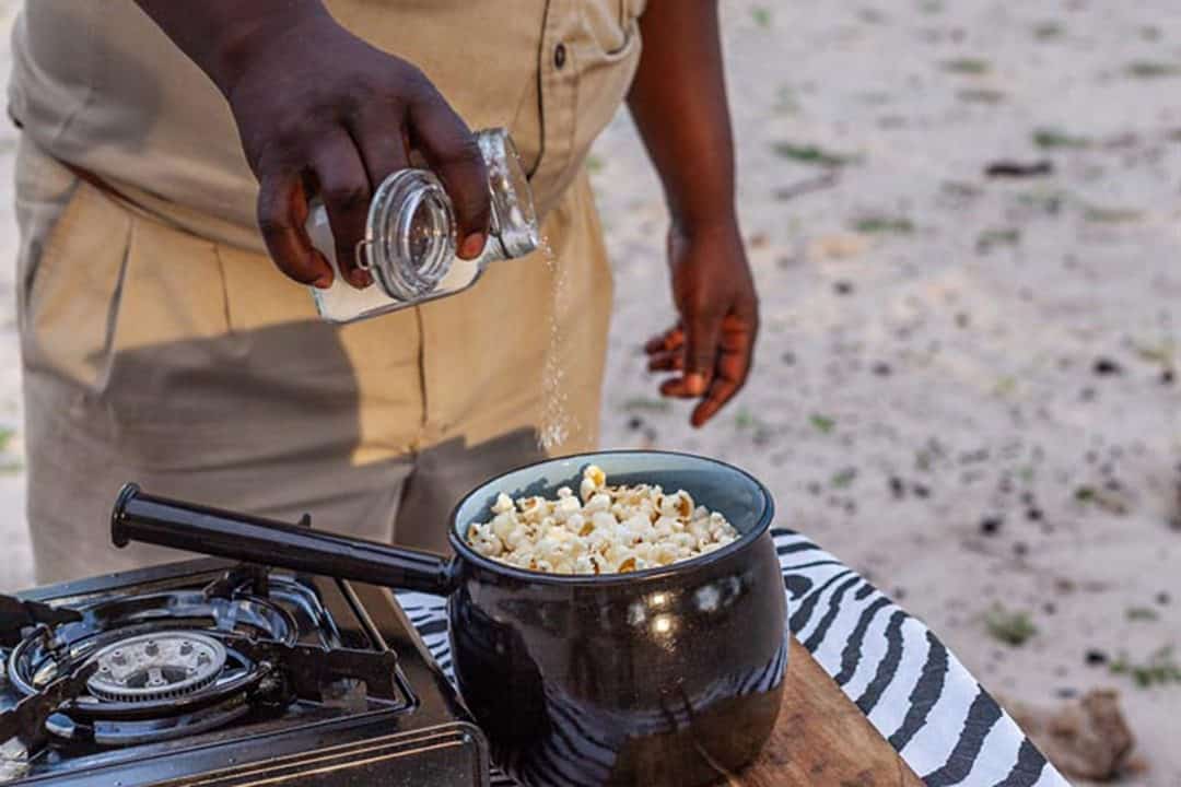African Monarch Lodges Game Drive Bush Popcorn